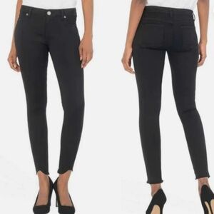 KUT from the Cloth - Raw Hem Jeans - Black Size 8